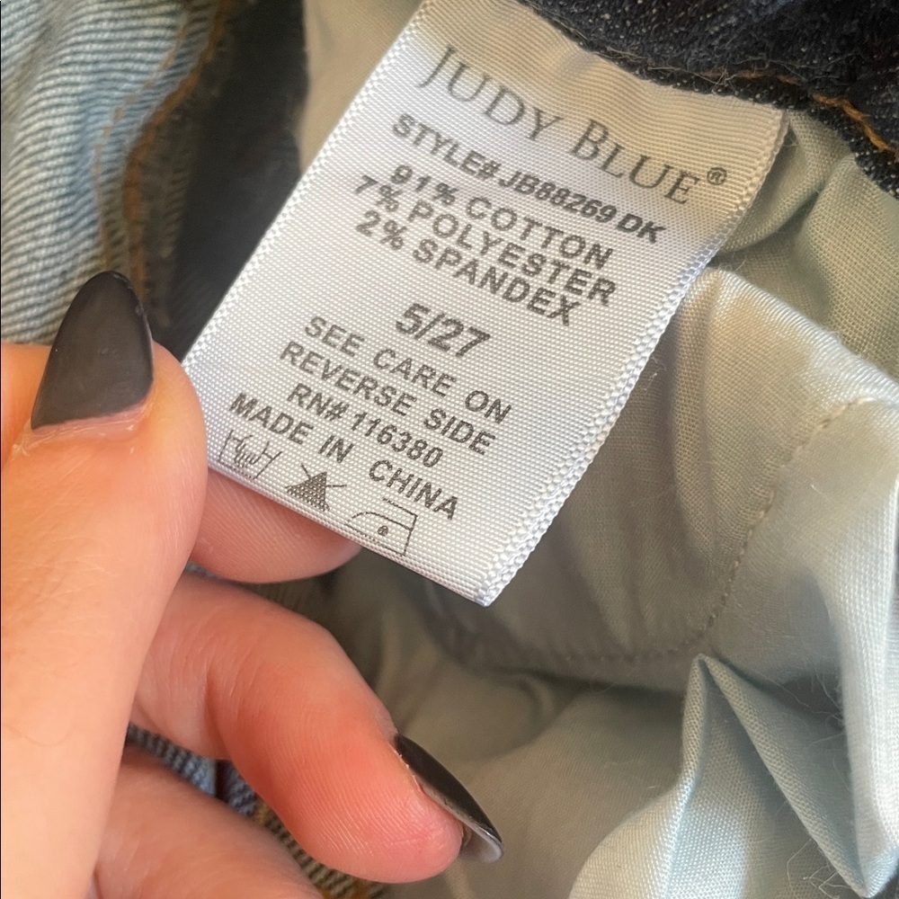 Judy Blue Dark Wash western vibes Jeans - Picture 4 of 6